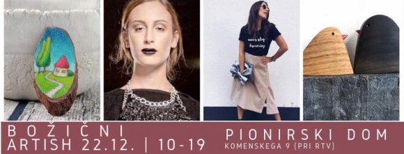 Božični ARTish v Pionirskem domu