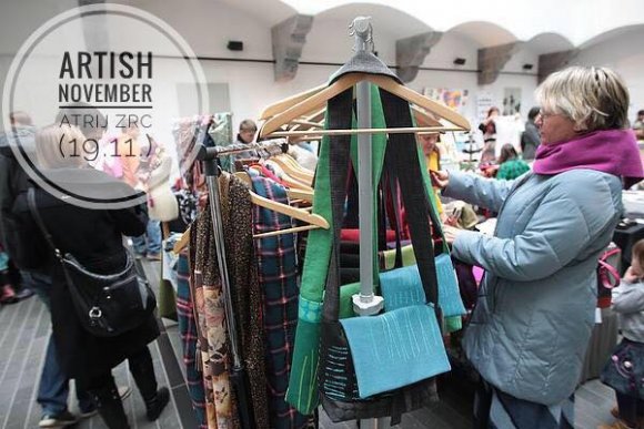 Novembrski ARTish v atriju ZRC