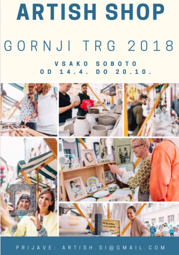 RAZPIS: ARTish SHOP Gornji trg 2018